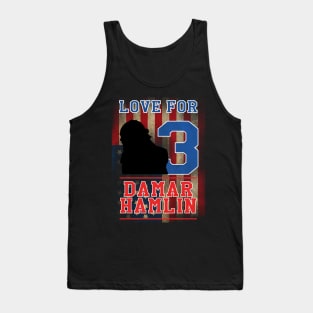 Love for 3 Damar Hamlin man Tank Top